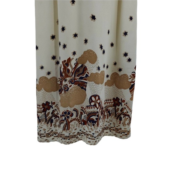 YOUNG INNOCENT BY ARPEJA WOMENS SIZE 7 HALTER PRINT MAXI DRESS - Picture 3 of 7